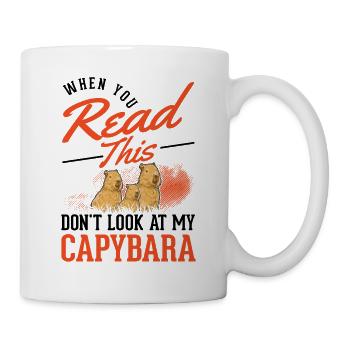 Capybara Gift Capibara Capybara - Mug - white - Right