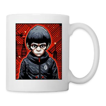 Artistic Monkey Boy Hybrid Monkey and Boy - Mug - white - Right