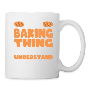Brot backen Bäcker Bäckerei Brot machen - Tasse - Weiß - Rechts