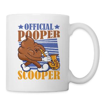 Official Pooper Scooper 39 - Tasse - Weiß - Rechts
