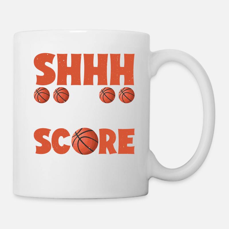 Chut, je garde le score 9 - Mug blanc - blanc
