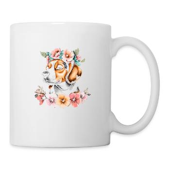 Just A Girl Who Loves Beagles - Tasse - Weiß - Rechts