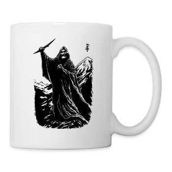 Faucheuse sur la montagne : Défi de provocation - Mug blanc - blanc - Droite