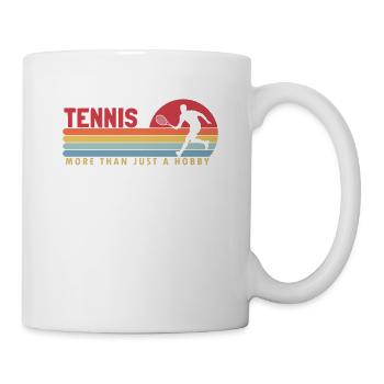 Tennis more than a Hobby Tennisschläger - Tasse - Weiß - Rechts