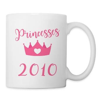 Les plus belles princess sont nees en 2010 - Mug blanc - blanc - Droite