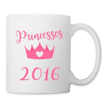 Les plus belles princess sont nees en 2016 - Mug blanc - blanc - Droite