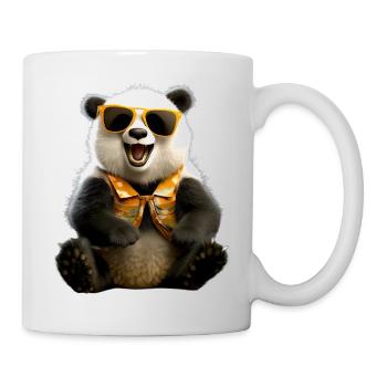 Panda Bear Lunettes de soleil Pandas Love Cute Panda Bear - Mug blanc - blanc - Droite