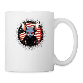 Kryptozoologen Chupacabra-Kreaturen USA - Tasse - Weiß - Rechts