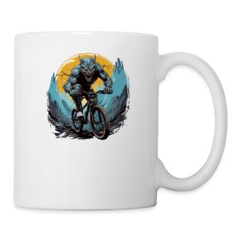 MTB Mountainbike Fahrrad BMX El-Chupacabra - Tasse - Weiß - Rechts