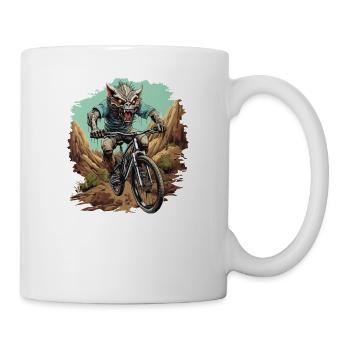 MTB Mountainbike Fahrrad BMX El-Chupacabra - Tasse - Weiß - Rechts