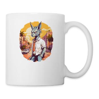 Kryptozoologen Chupacabra-Kreaturen Porto-Rico - Tasse - Weiß - Rechts