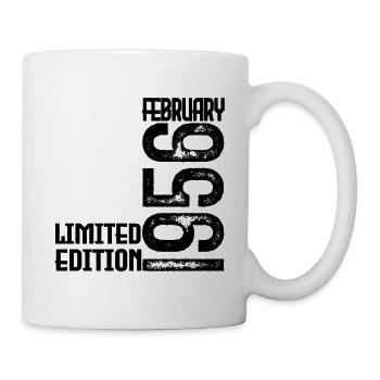 Cadeau Anniversaire Février 1956. February 1956. - Mug blanc - blanc - Droite