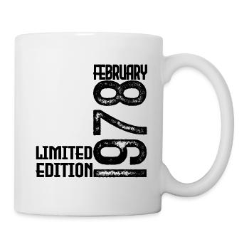 Februar 1978 Geschenk zum Jahrestag. Februar 1978. - Tasse - Weiß - Rechts