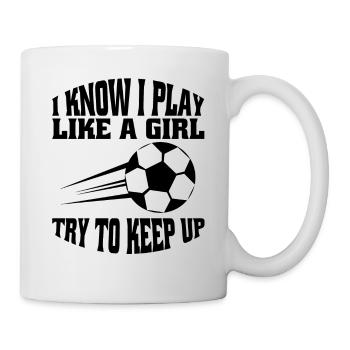 Joueur de football Équipe de football Conception de football - Mug blanc - blanc - Droite