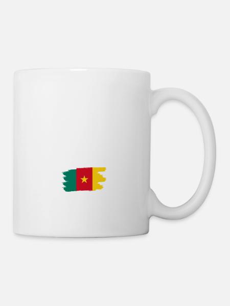 Bébés égaux meilleurs ont un papa Camerounais - Mug blanc - blanc