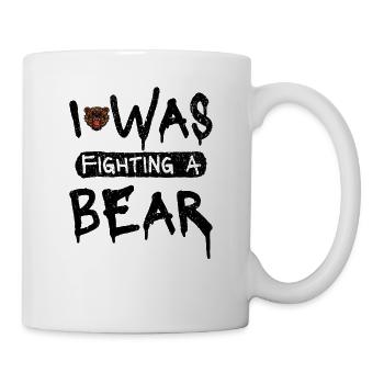 Hilarious Broken Arm Design. I Was Fighting A Bear - Mug - white - Right