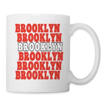 Brooklyn - Tasse - Weiß - Rechts