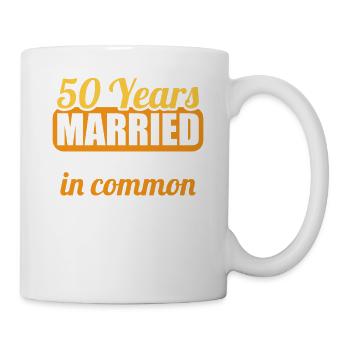We have a lot in common 50th wedding anniversary - Mug - white - Right