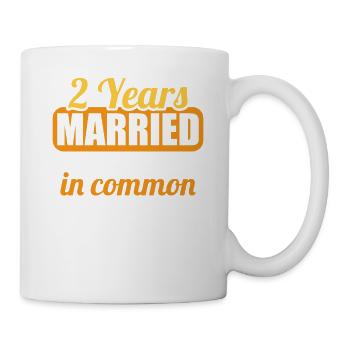 We have a lot in common 2nd wedding anniversary - Mug - white - Right