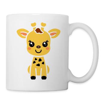 Humor Little Baby Giraffe - Mug - white - Right