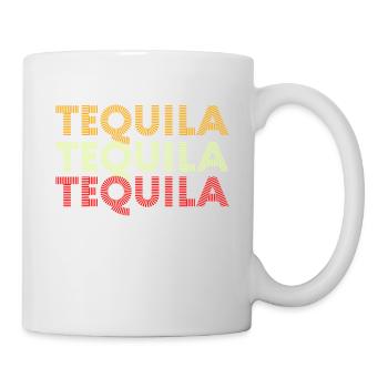 Chemise tequila rétro boisson alcoolisée mexicaine vintage - Mug blanc - blanc - Droite