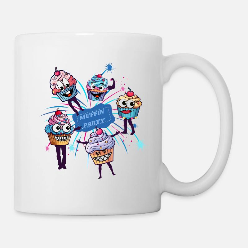 Muffin party - Mug - white