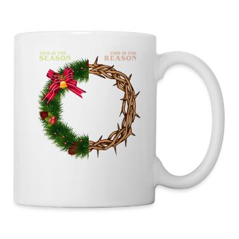 Jesus - Das ist die Jahreszeit Das ist der Grund - Tasse - Weiß - Rechts