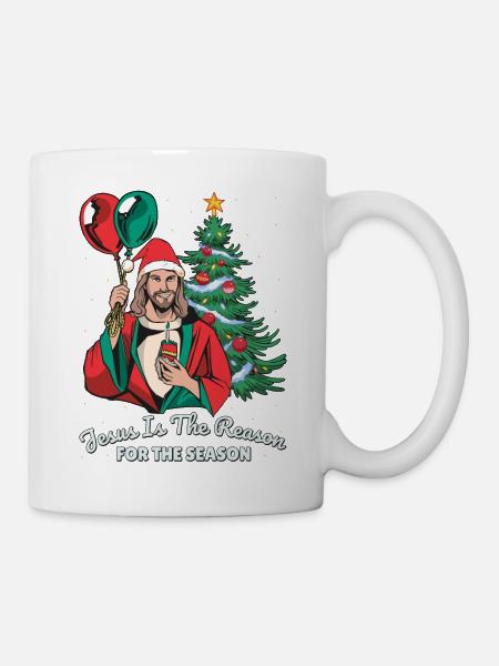 Jesus ist der Grund für diese christliche Zeit - - Tasse - Weiß
