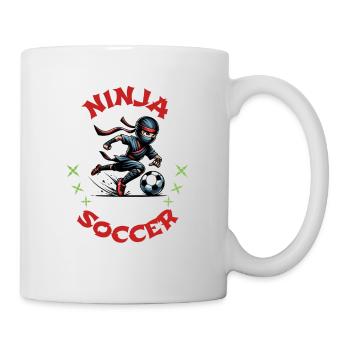 Soccer Ninja Athletic Sports Martial Arts - Mug - white - Right