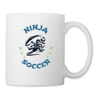 Soccer Ninja Athletic Sports Martial Arts - Mug - white - Right
