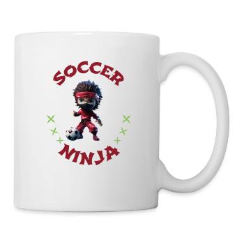 Soccer Ninja Athletic Sports Martial Arts - Mug - white - Right
