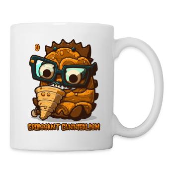 Croissant Cannibalism - Mug - white - Right