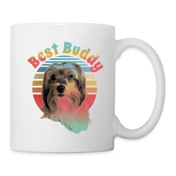 Biewer Terrier, best friend - Mug - white - Right