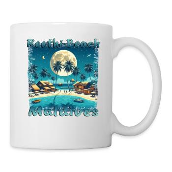 Reethi Beach Maldives Night - Mug - white - Right