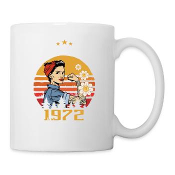 Décembre 1972 Cadeau d’anniversaire Décembre 1972 - Mug blanc - blanc - Droite