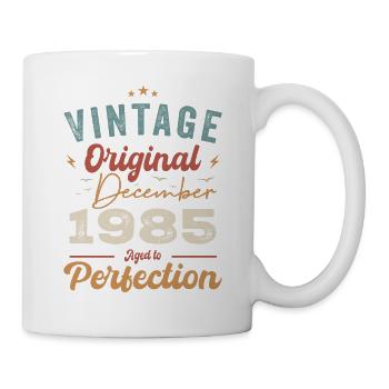 Vintage Birthday - December 1985 - Gift Idea - Mug - white - Right