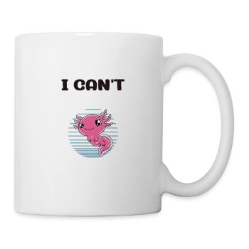 Axolotl drôle Axolotl mignon - Mug blanc - blanc - Droite