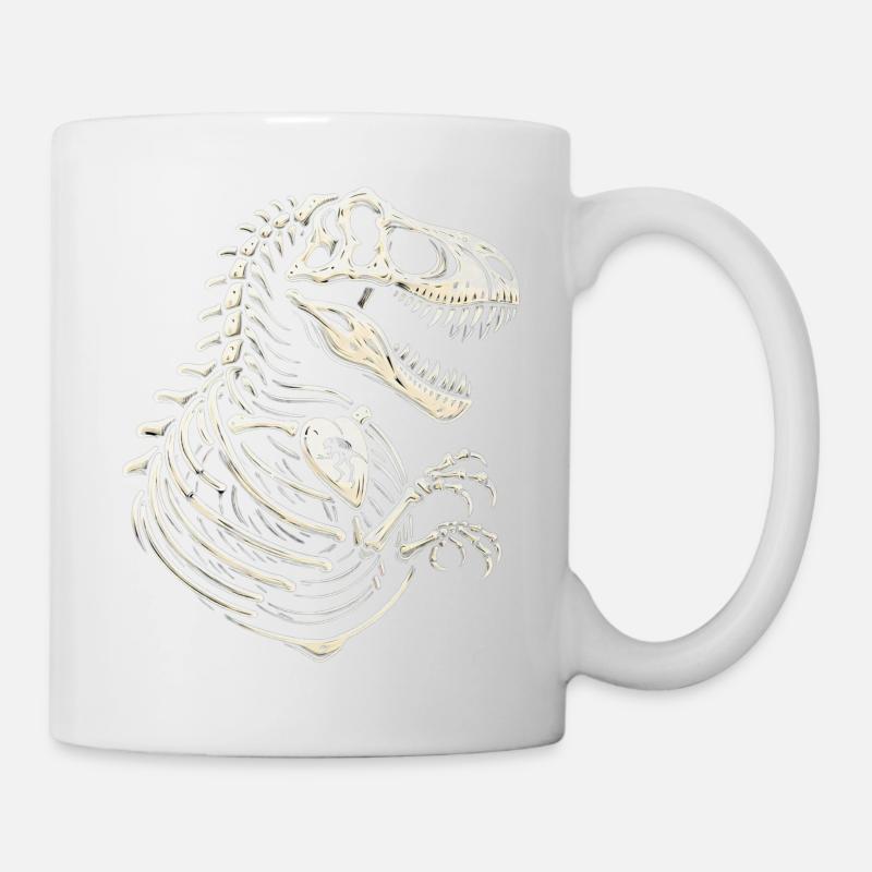 T-Rex-Dinosaurier - Tasse - Weiß