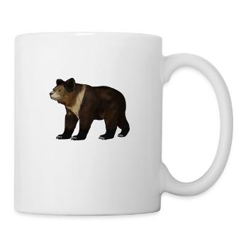 Dessin d’un ours tibétain - Mug blanc - blanc - Droite