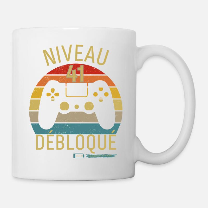 Niveau 41 Débloqué - Mug blanc - blanc