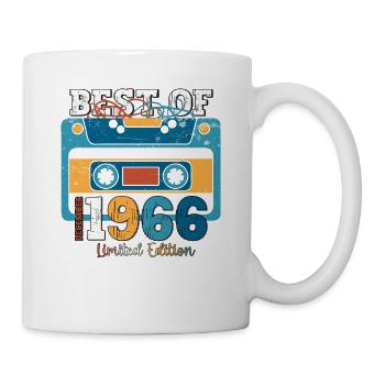57th Birthday December Vintage 1966 Cassette Tape - Mug - white - Right
