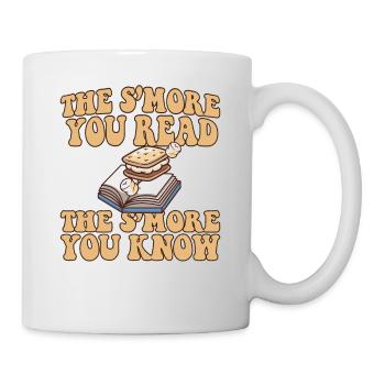 Le Smore que vous lisez Le Smore que vous connaissez Guimauve - Mug blanc - blanc - Droite
