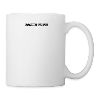 Fitness - Commit to fit - Mug - white - Right