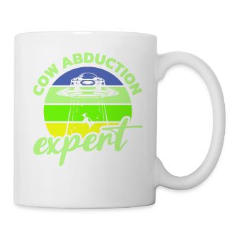 Alien, UFO, UAP, Space, Weltraum Flugobjekt - Tasse - Weiß - Rechts