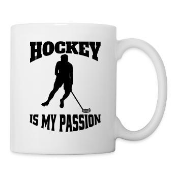 Hockey sur gazon cadeau Floorball Joueur de hockey - Mug blanc - blanc - Droite