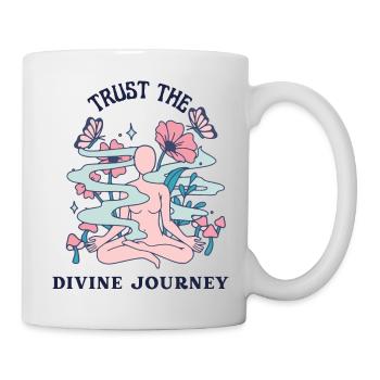 law of attraction quote - Mug - white - Right