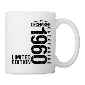 Anniversaire Décembre 1960 Décembre né en December - Mug blanc - blanc - Droite