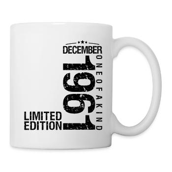 Birthday December 1961 December born in December - Mug - white - Right