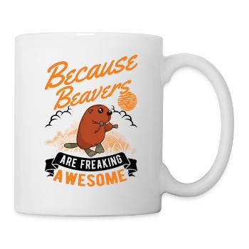 Beaver Gift Beaver Dam - Mug - white - Right