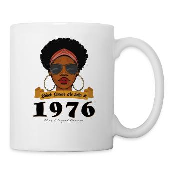 Black Queens Nées en 1976 ont 48 ans et Look - Mug blanc - blanc - Droite